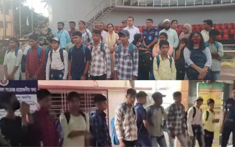 ভারত থেকে বিশেষ ট্রাভেল পারমিটে দেশে ফিরল ১৭ শিশু-কিশোর